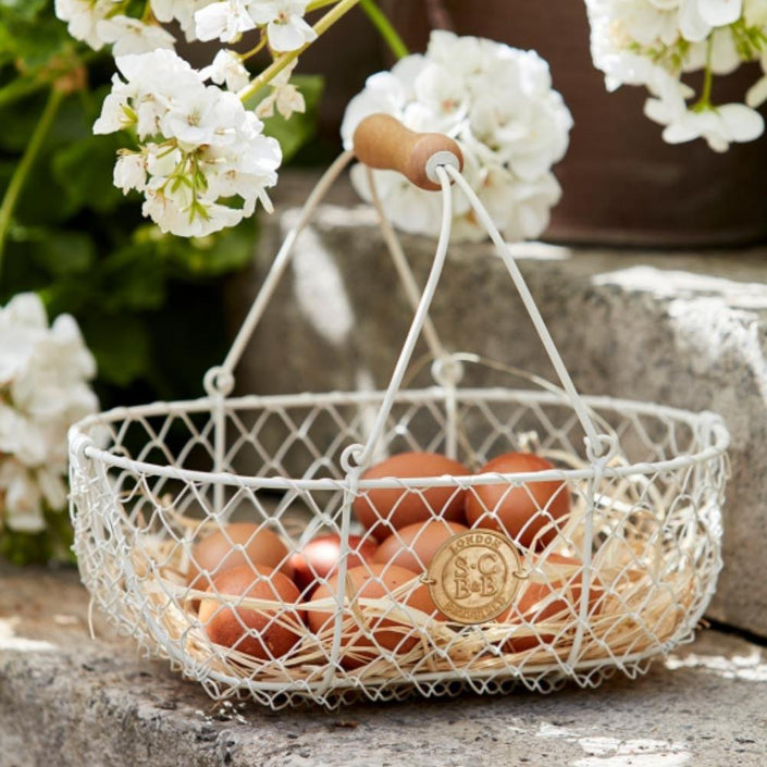 SOPHIE CONRAN Harvesting Basket - Small Buttermilk Cream