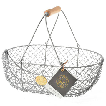 SOPHIE CONRAN Harvesting Basket - Large Grey