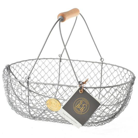 SOPHIE CONRAN Harvesting Basket - Large Grey