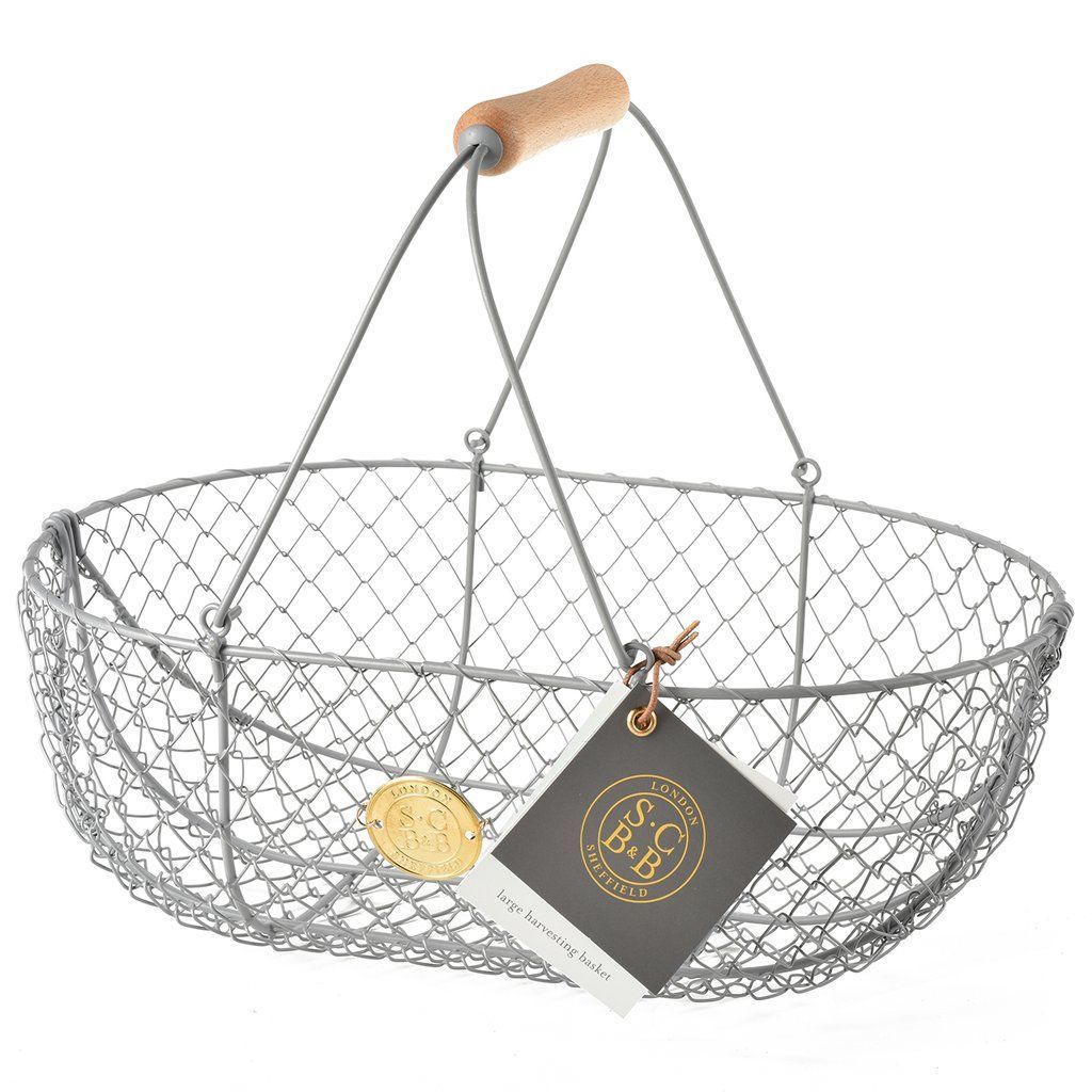 Load image into Gallery viewer, SOPHIE CONRAN Harvesting Basket - Large Grey