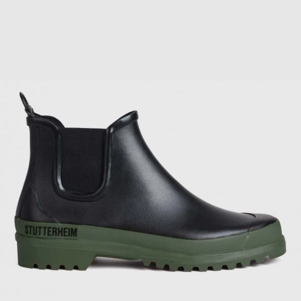 Load image into Gallery viewer, STUTTERHEIM Chelsea Rainwalker - Black / Green