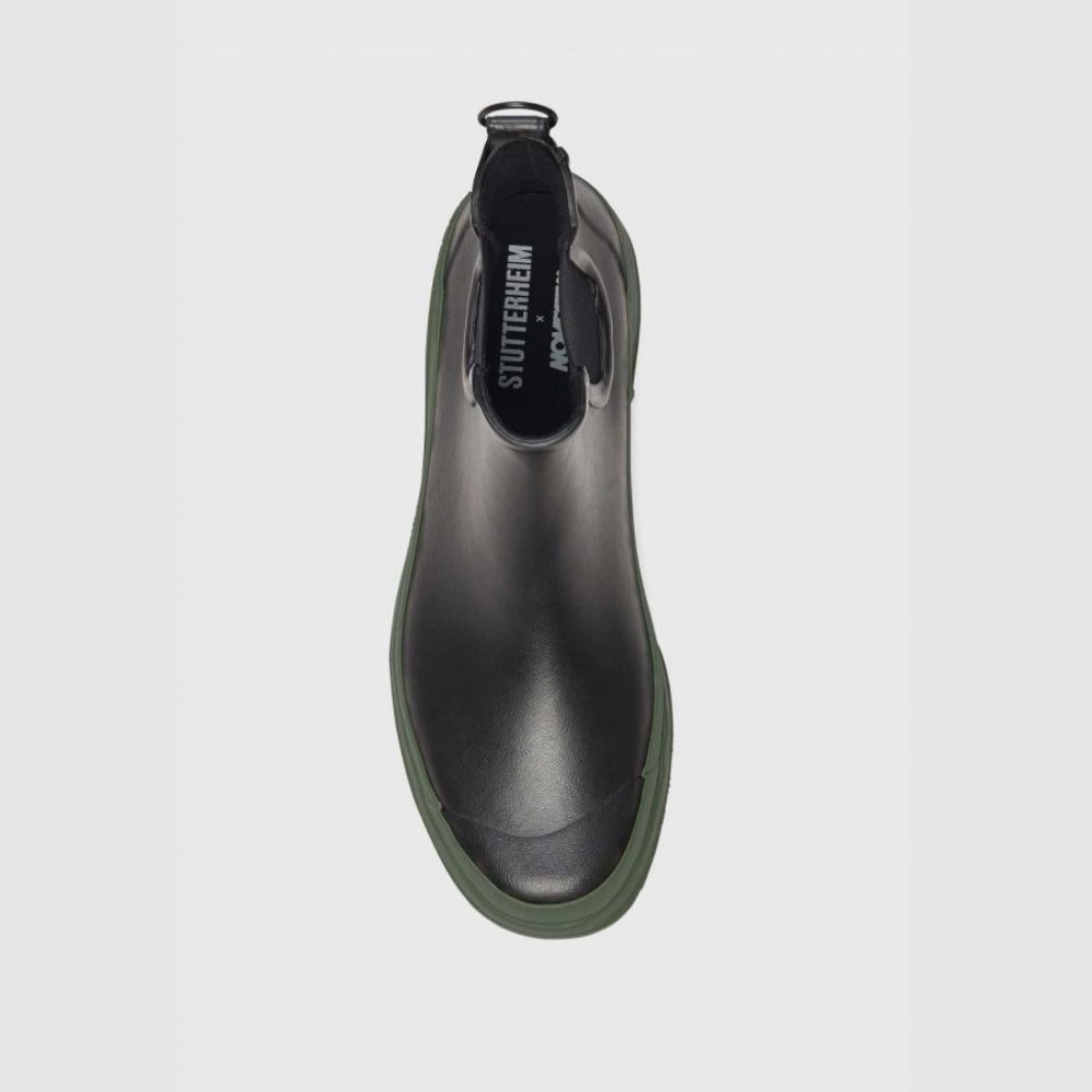 Load image into Gallery viewer, STUTTERHEIM Chelsea Rainwalker - Black / Green