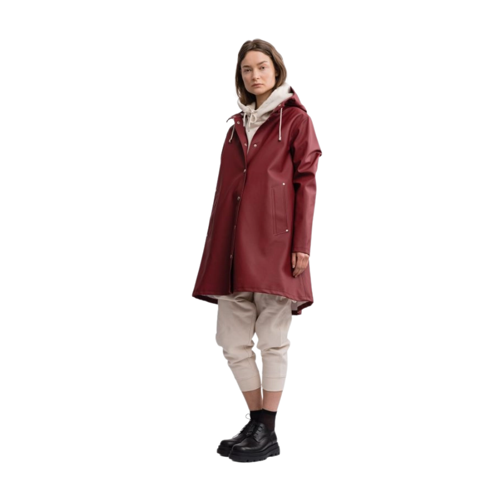 Load image into Gallery viewer, STUTTERHEIM Mosebacke Raincoat - Burgundy