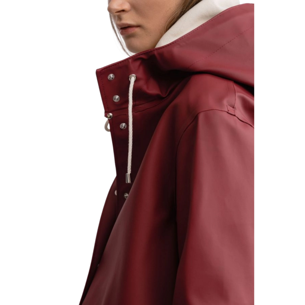 STUTTERHEIM Mosebacke Raincoat Burgundy