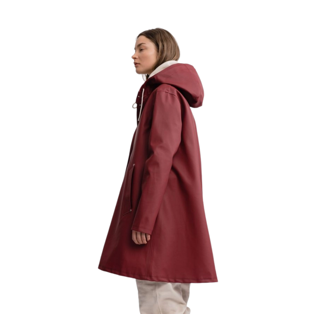 Load image into Gallery viewer, STUTTERHEIM Mosebacke Raincoat - Burgundy