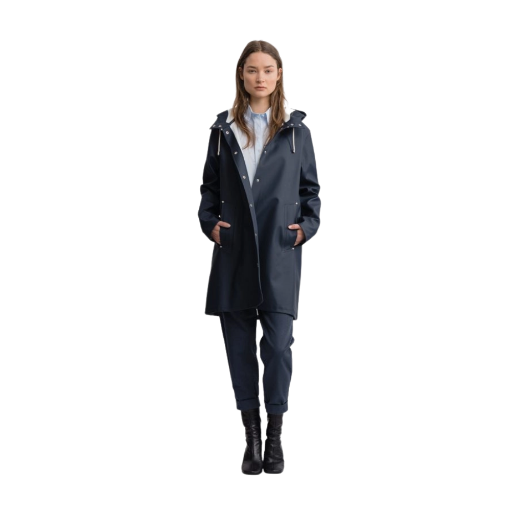 Load image into Gallery viewer, STUTTERHEIM Mosebacke Raincoat - Navy