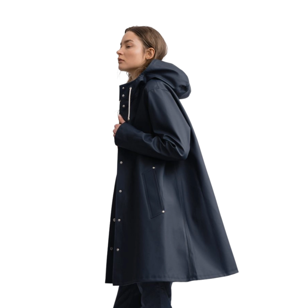 Load image into Gallery viewer, STUTTERHEIM Mosebacke Raincoat - Navy