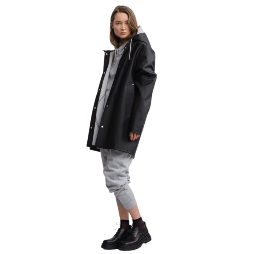 Load image into Gallery viewer, STUTTERHEIM Stockholm Raincoat - Black