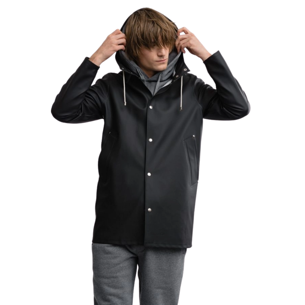 Load image into Gallery viewer, STUTTERHEIM Stockholm Raincoat - Black