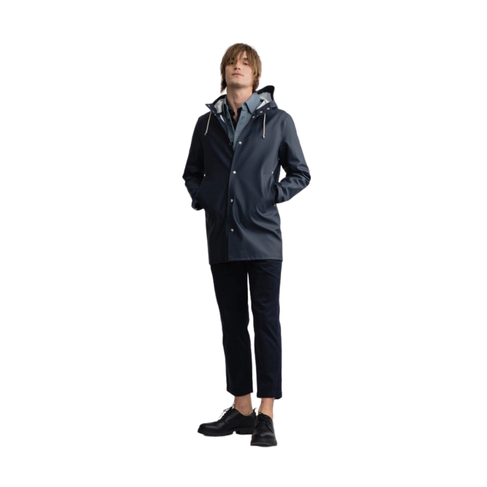 Load image into Gallery viewer, STUTTERHEIM Stockholm Raincoat - Navy