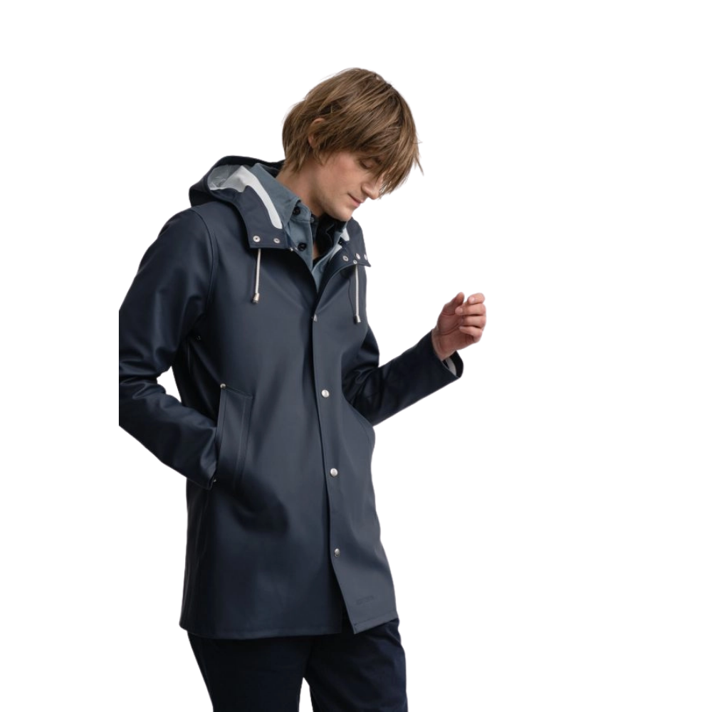 Load image into Gallery viewer, STUTTERHEIM Stockholm Raincoat - Navy