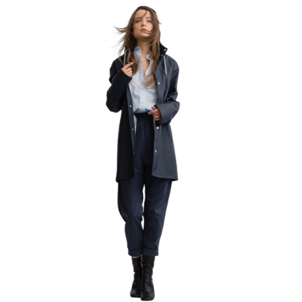 Load image into Gallery viewer, STUTTERHEIM Stockholm Raincoat - Navy