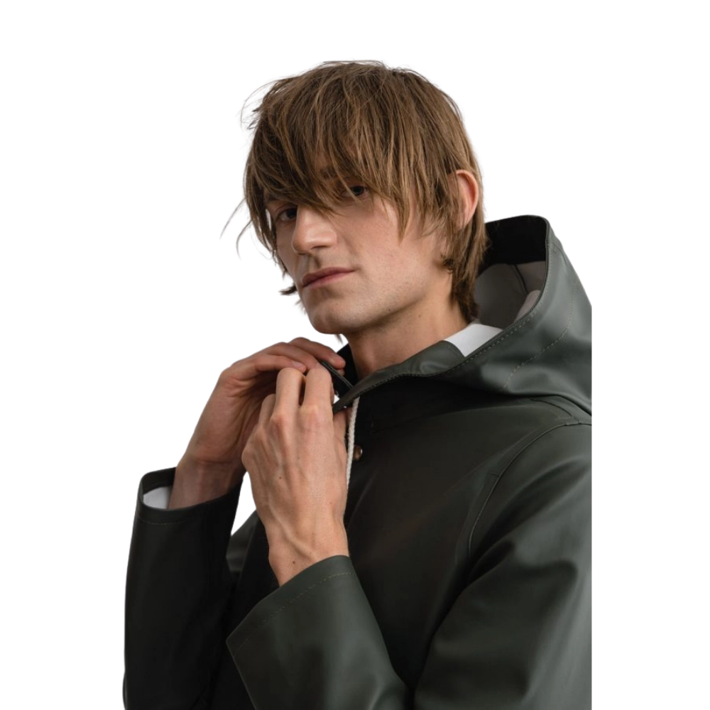 Load image into Gallery viewer, STUTTERHEIM Stockholm Raincoat - Green