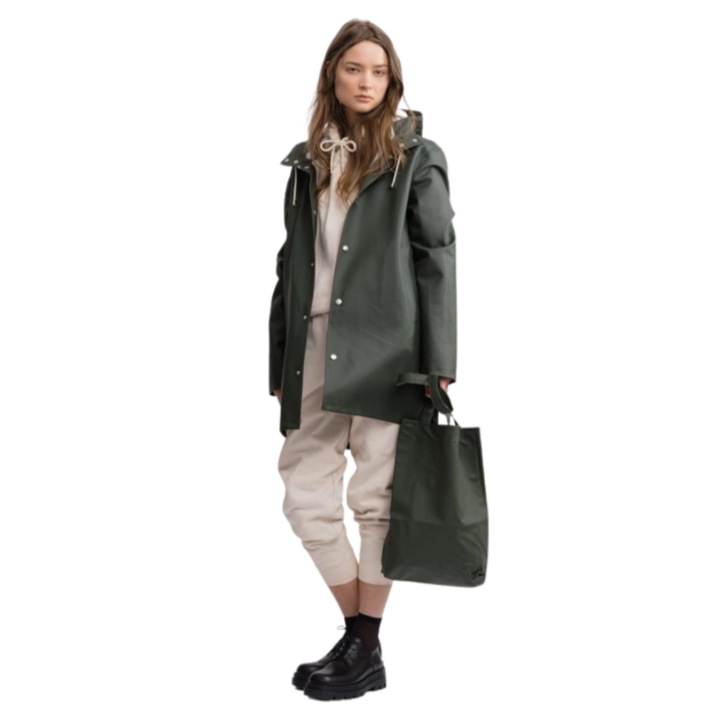 Load image into Gallery viewer, STUTTERHEIM Stockholm Raincoat - Green