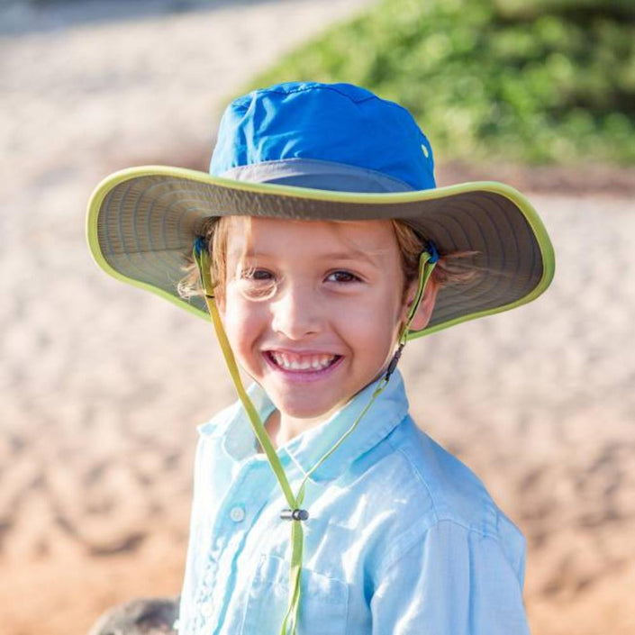 SUNDAY AFTERNOONS Kids Clear Creek Boonie Hat - Deep Blue / Chaparral