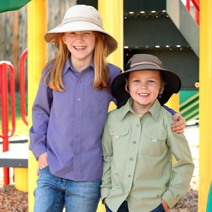 SUNDAY AFTERNOONS Kids Play Hat - Blue Arrow / Royal**Limited Stock**