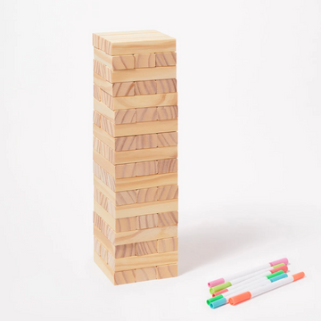 SUNNYLIFE Colour-In Jumbling Tower Set - Majorelle