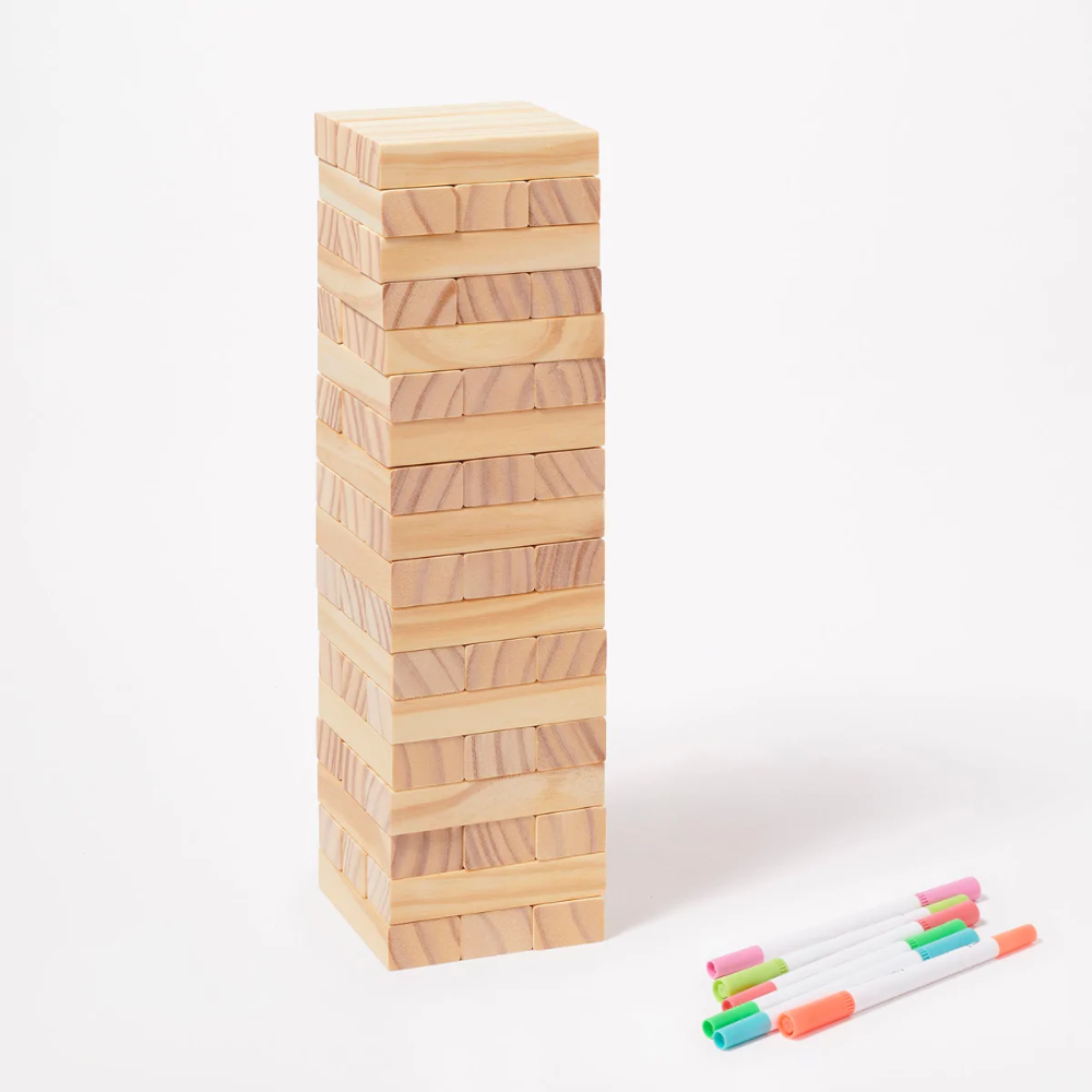 Load image into Gallery viewer, SUNNYLIFE Colour-In Jumbling Tower Set - Majorelle