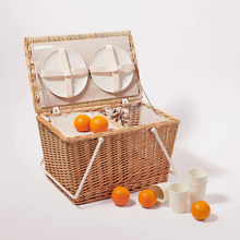 Load image into Gallery viewer, SUNNYLIFE Large Picnic Cooler Basket - Natural