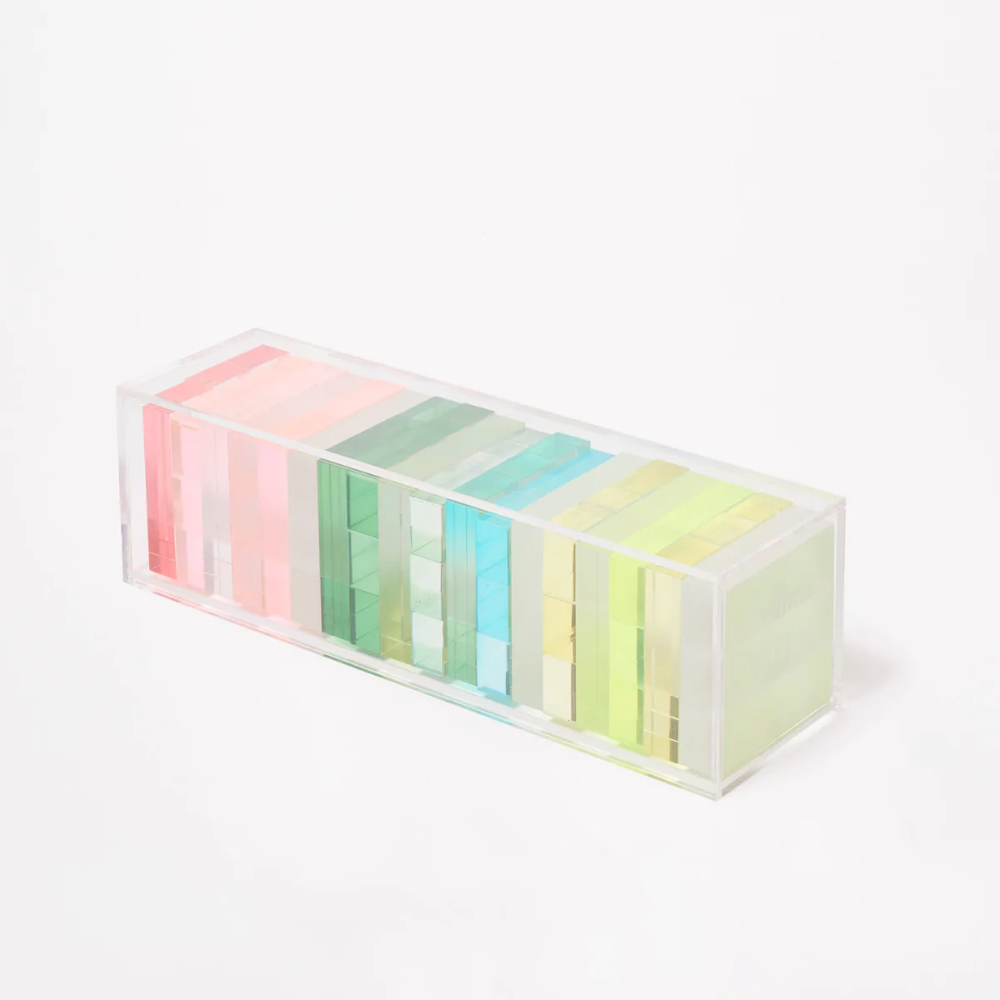 Load image into Gallery viewer, SUNNYLIFE Lucite Jumbling Tower - Aurora