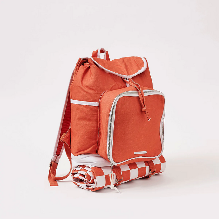 SUNNYLIFE Luxe Picnic Backpack - Terracotta