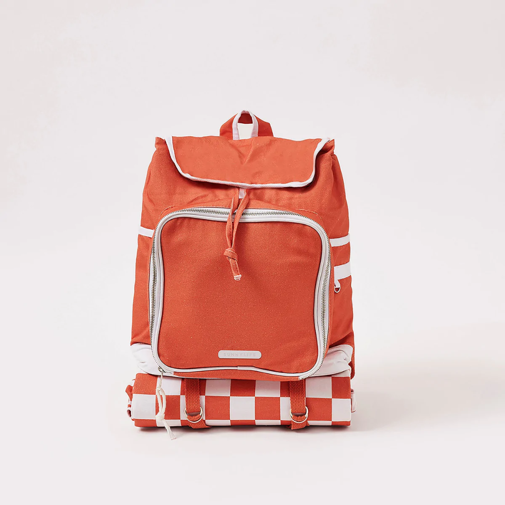 Load image into Gallery viewer, SUNNYLIFE Luxe Picnic Backpack - Terracotta