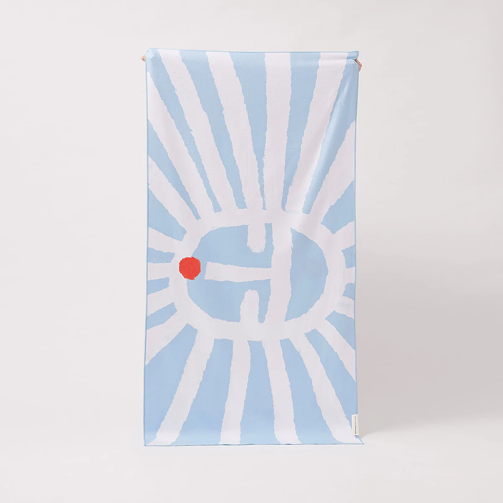 SUNNYLIFE Microfibre Towel - Sun Face