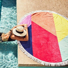 Load image into Gallery viewer, SUNNYLIFE ROUND OFF Round Beach Towel - Hulule