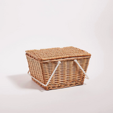 Load image into Gallery viewer, SUNNYLIFE Small Picnic Basket - Natural