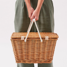 Load image into Gallery viewer, SUNNYLIFE Small Picnic Basket - Natural
