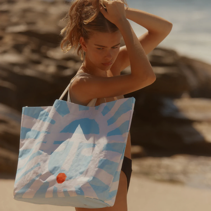 SUNNYLIFE The Ultimate Beach Bag - Sun Face
