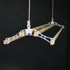 SHEILA MAID 57" Ceiling Clothes Airer 4 Bar - White