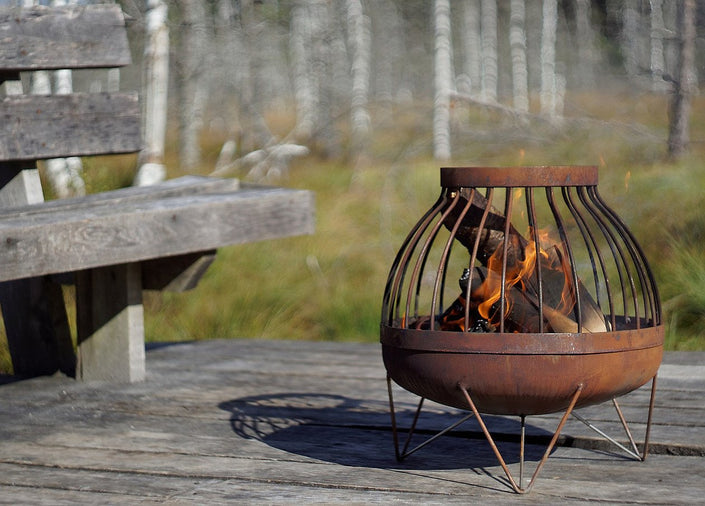 ALFRED RIESS Somma Steel Fire Pit