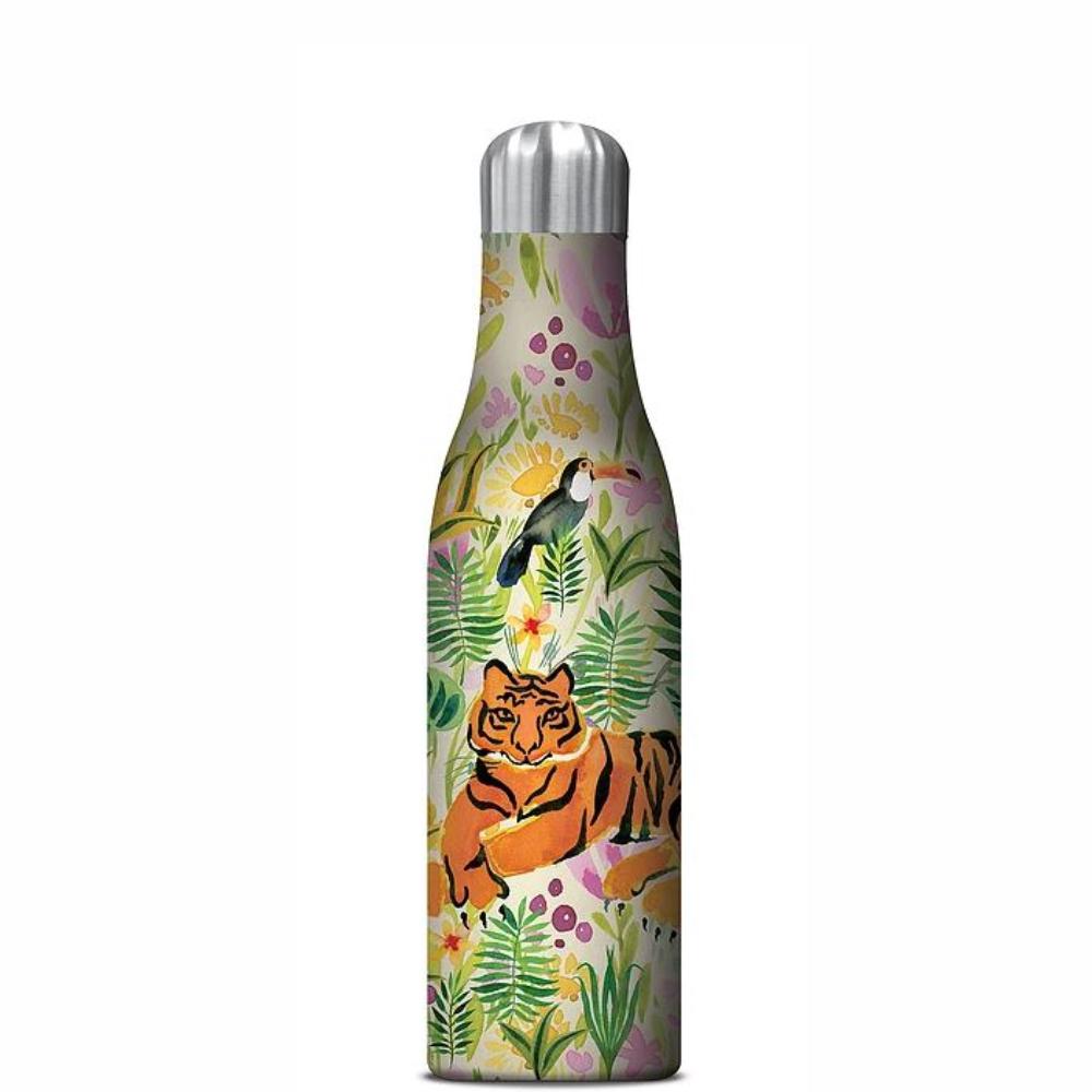 STUDIO OH Insulated Water Bottle 500ml - Tiger Jungle **CLEARANCE**
