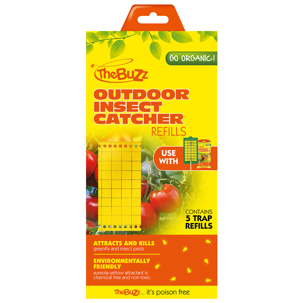 THE BUZZ Outdoor Insect Catcher Refill - 5 Pack