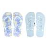 ESSCHERT DESIGN 'Seaside' Stamp Flipflops Thongs - 'You, Me & The Sea