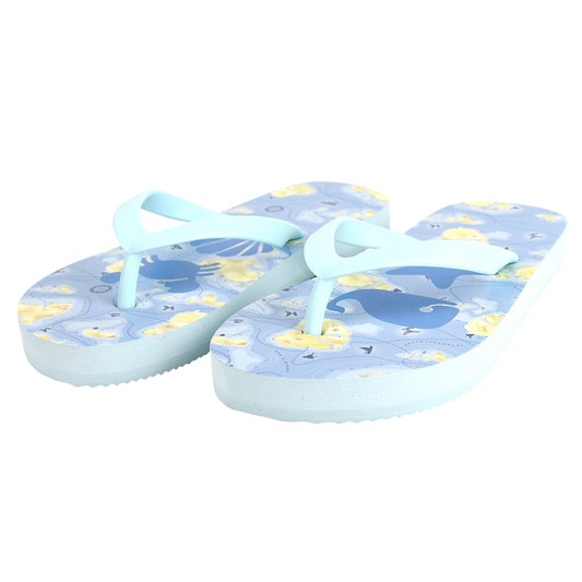 ESSCHERT DESIGN 'Seaside' Children's Stamp Flipflops Thongs - Shells **CLEARANCE**
