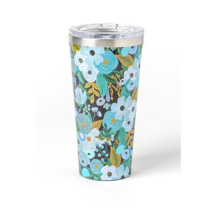 CORKCICLE x RIFLE PAPER CO. Stainless Steel Insulated Tumbler 16oz (470ml) - Garden Party Blue