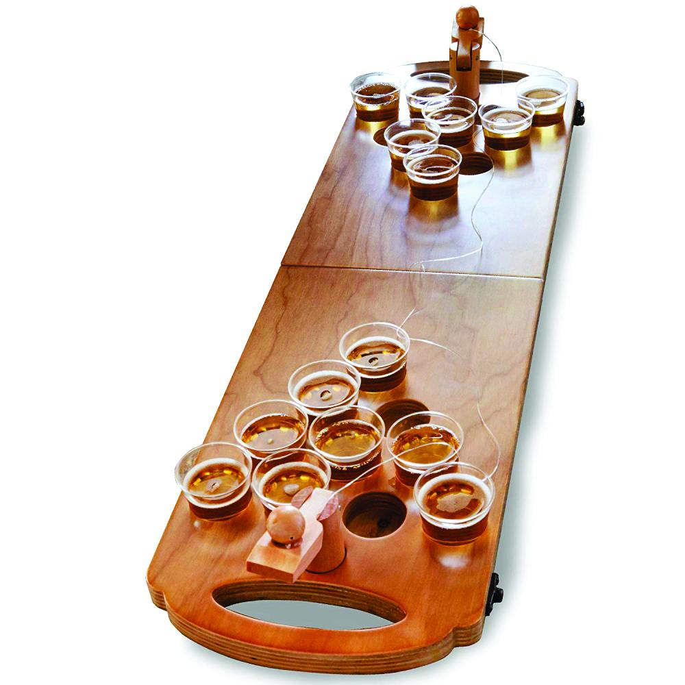 Load image into Gallery viewer, REFINERY &amp; Co Wooden Beer Pong Game