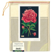 Load image into Gallery viewer, CAVALLINI &amp; Co. 100% Natural Cotton Tea Towel - Botanica Peony