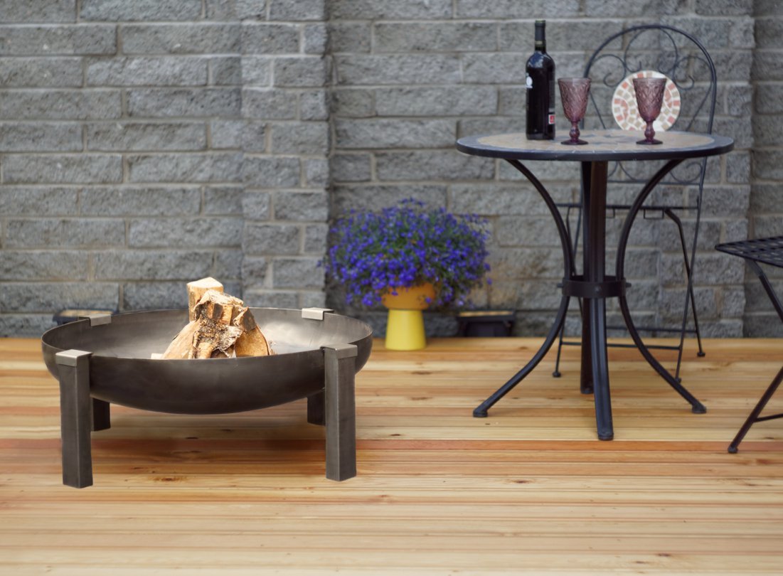 Load image into Gallery viewer, ALFRED RIESS Gunnuhver Steel Fire Pit - Large