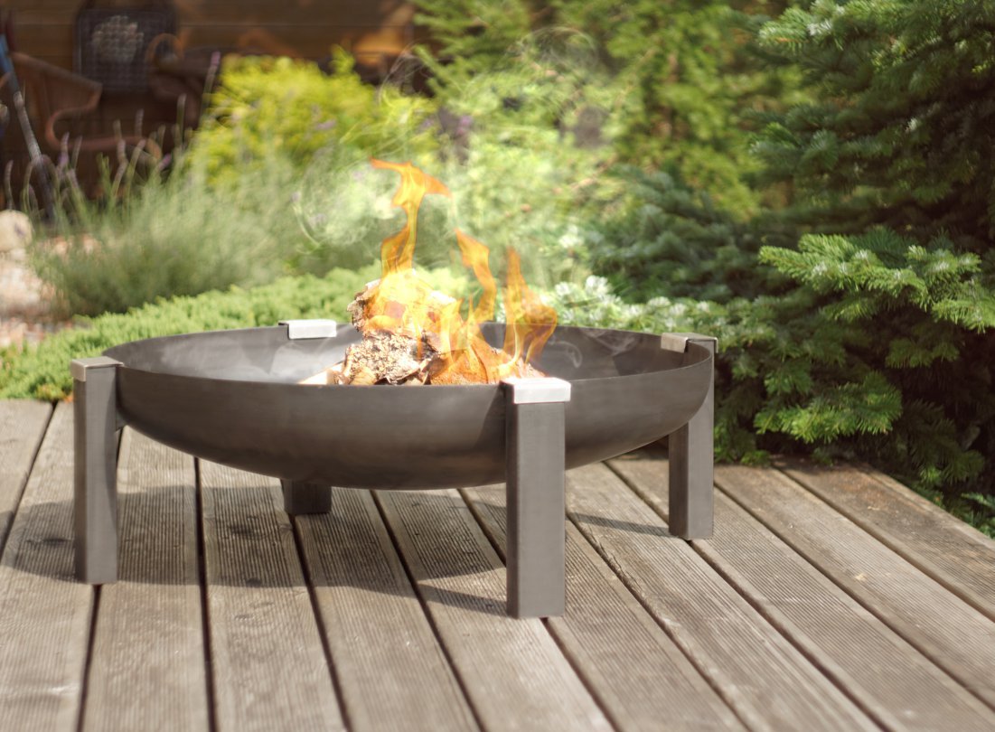 Load image into Gallery viewer, ALFRED RIESS Gunnuhver Steel Fire Pit - Large