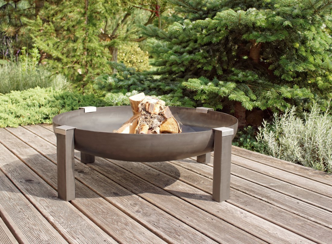 Load image into Gallery viewer, ALFRED RIESS Gunnuhver Steel Fire Pit - Large