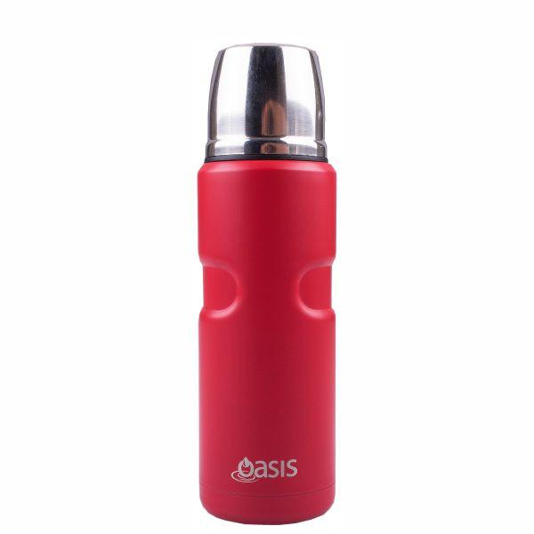 Load image into Gallery viewer, OASIS | Stainless Steel Vacuum Flask 500ml - Matte Red