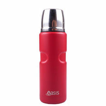 Load image into Gallery viewer, OASIS Stainless Steel Vacuum Flask 500ml - Matte Red