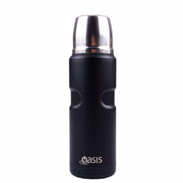 OASIS Stainless Steel Vacuum Flask 500ml - Matte Black