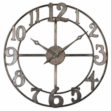 UTTERMOST Delevan Wall Clock **Limited Stock*