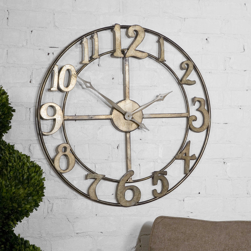 Load image into Gallery viewer, UTTERMOST Delevan Wall Clock **CLEARANCE**