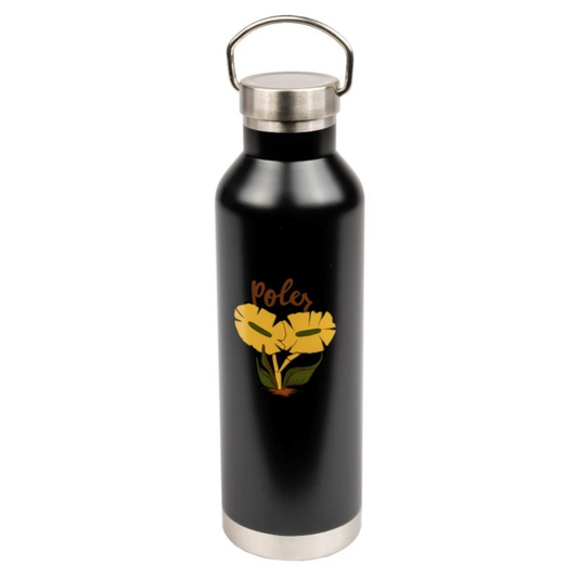POLER Insulated Water Bottle 591ml Black **Limited Stock**