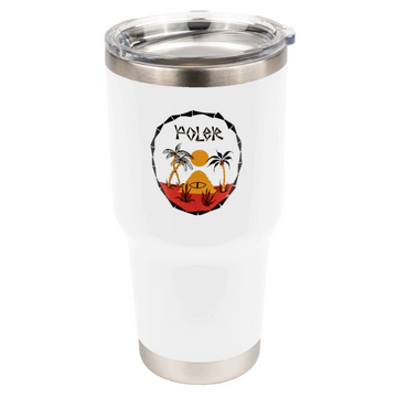 POLER Stainless Steel Insulated Tumbler 887ml White **Limited Stock**